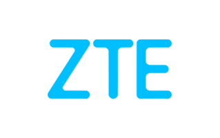 ZTE Firmware Logo White Blue